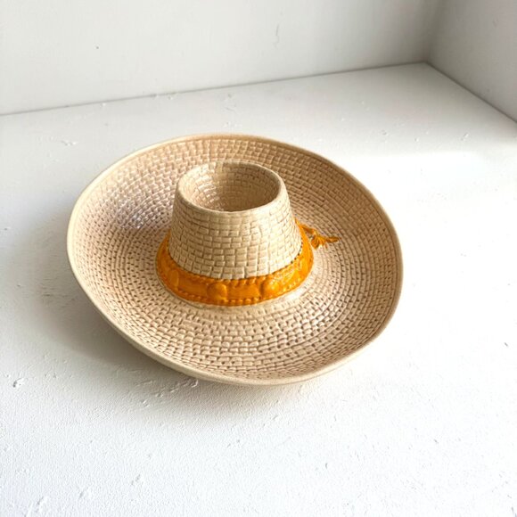 Vintage 80s WHITTIER WARE Nacho/Dip Serving Dish Ceramic - Picture 3 of 6